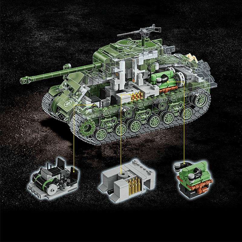 M4 Sherman Tank 1681PCS