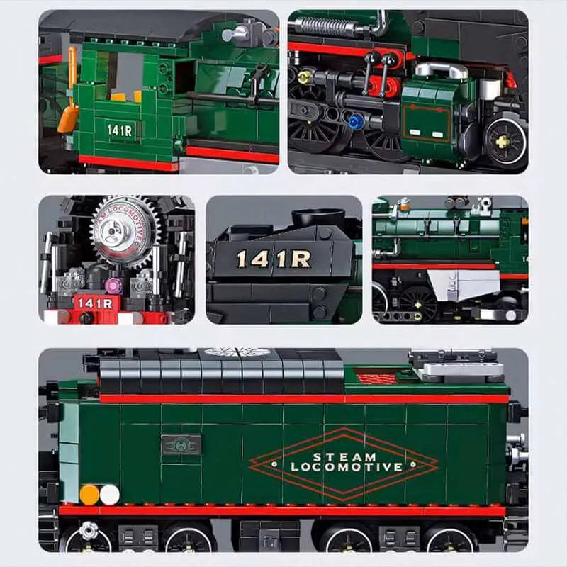 The 141 R French Steam Locomotive 1781pcs-4
